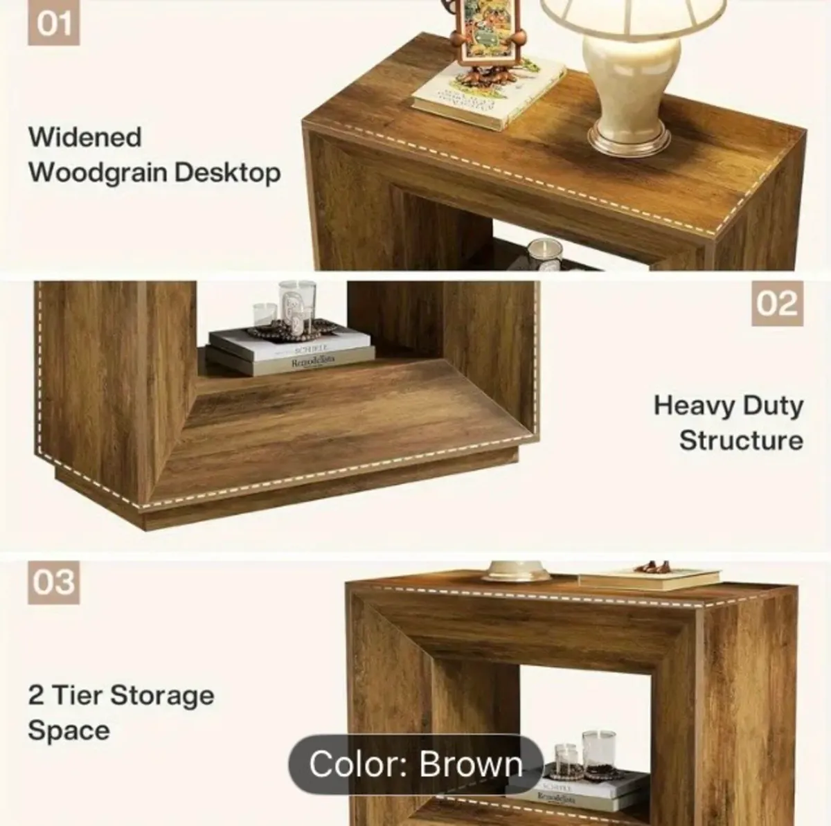 Modern side locker free postage - Image 3