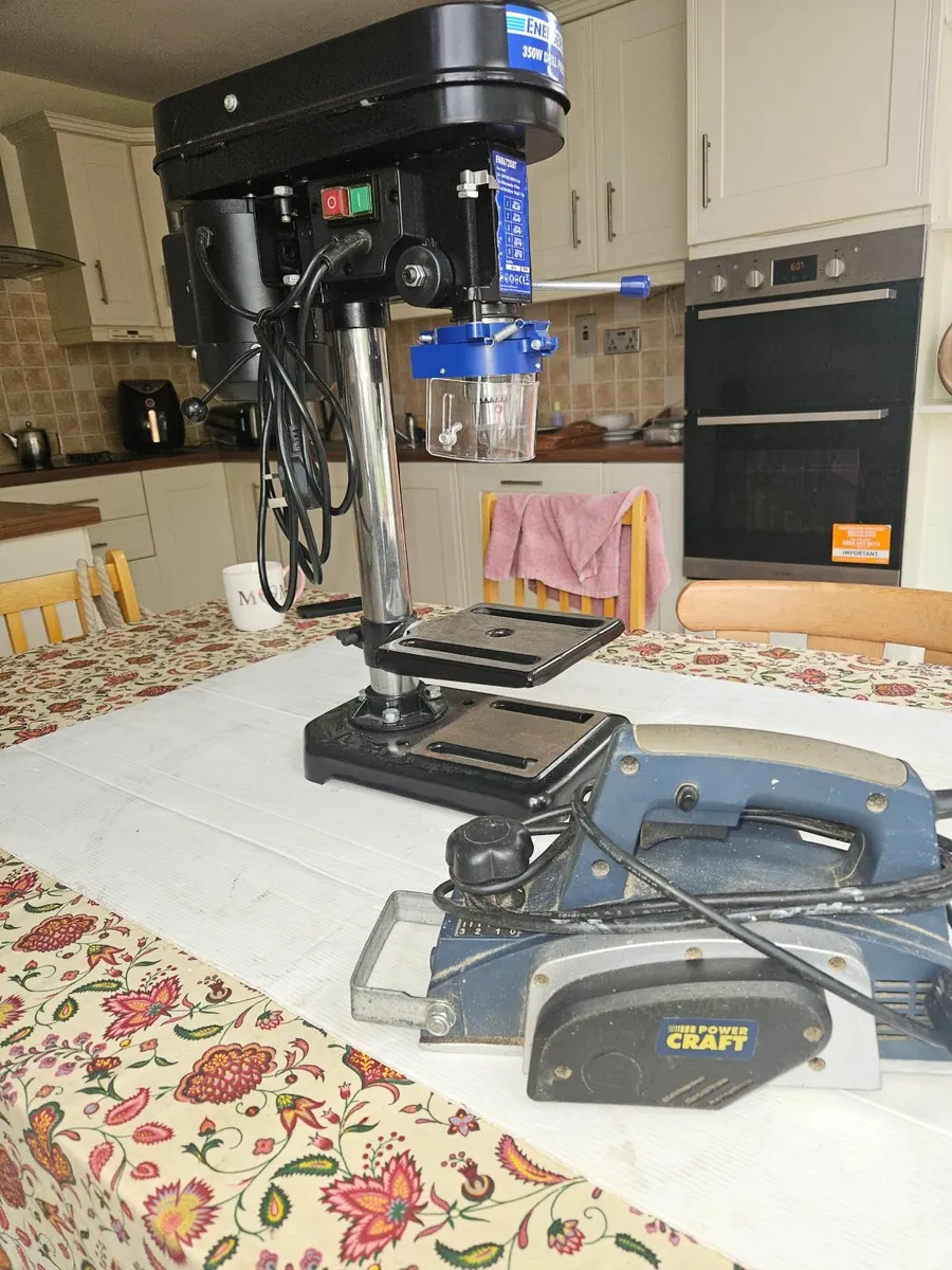 Drill press + Electric  planer - Image 4