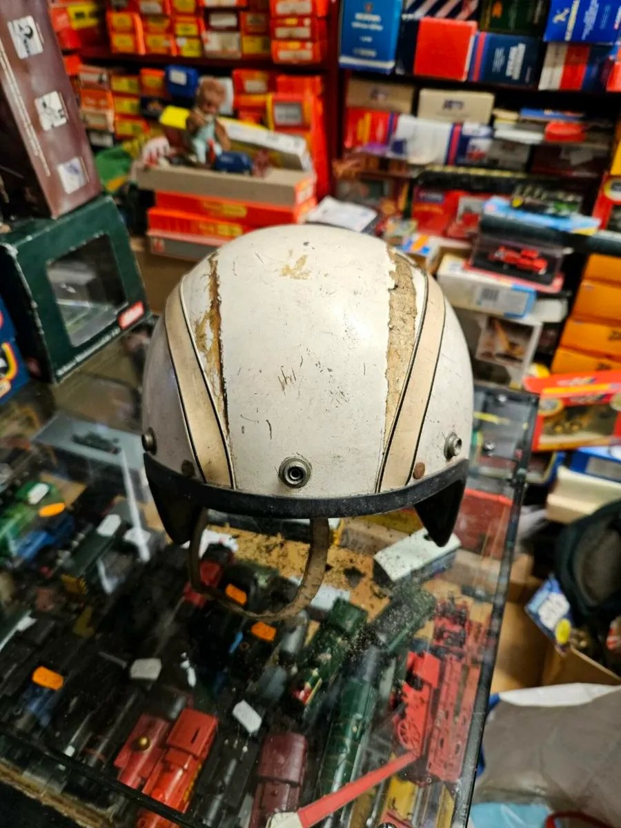 Vintage Motorbike Helmet - Image 1