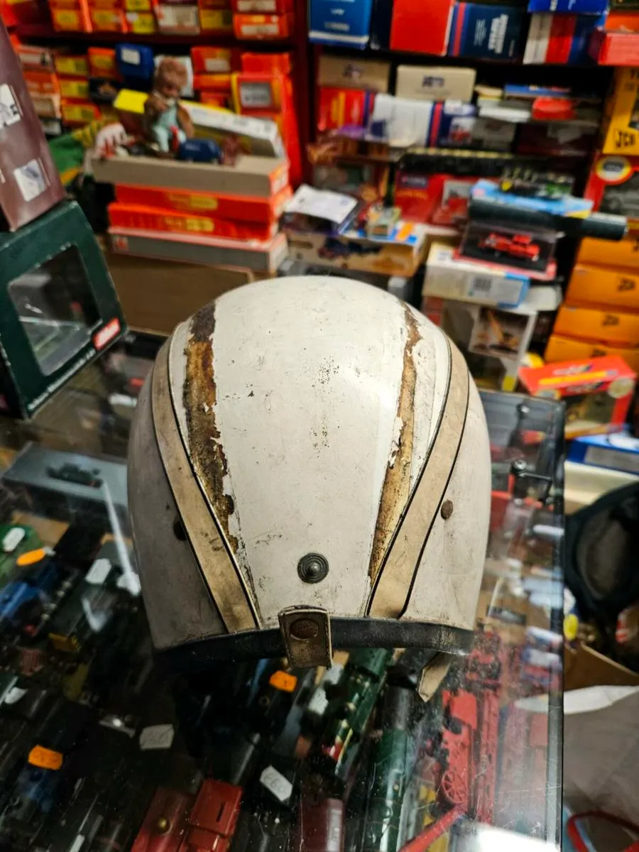 Vintage Motorbike Helmet - Image 3