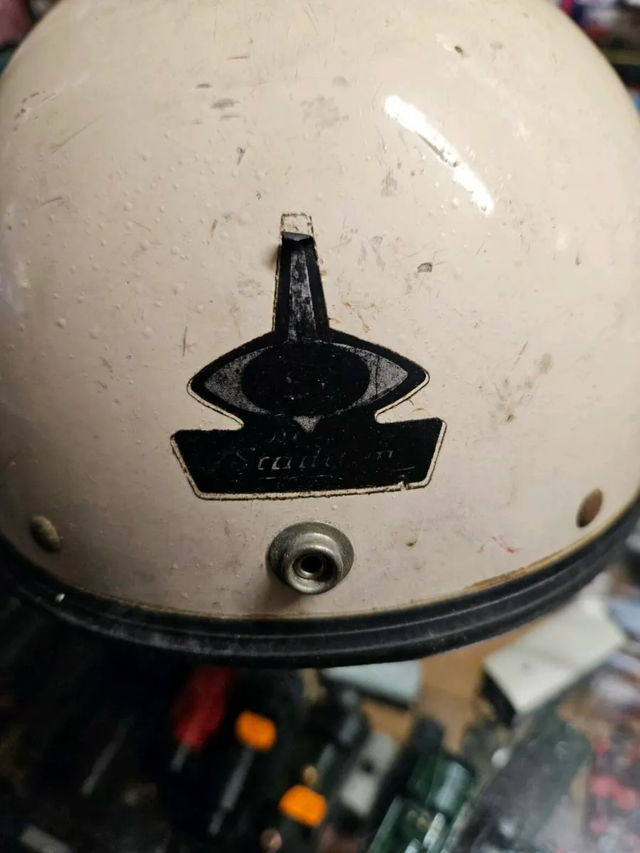 Vintage Motorbike Helmet - Image 2