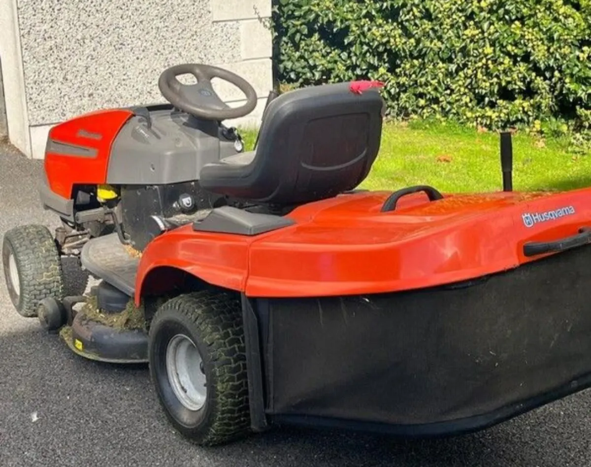 Husqvarna ride on mower Delivery available - Image 2