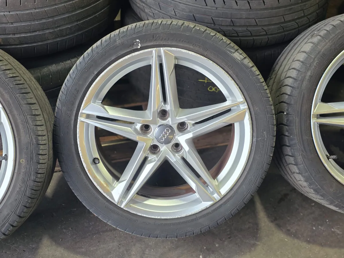 #19 4 Genuine S-Line 18" Alloys 5x112 - Image 3