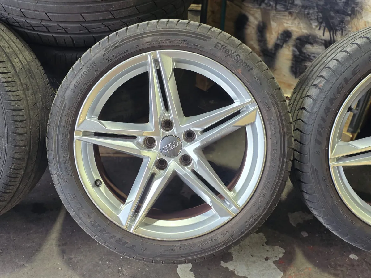 #19 4 Genuine S-Line 18" Alloys 5x112 - Image 4