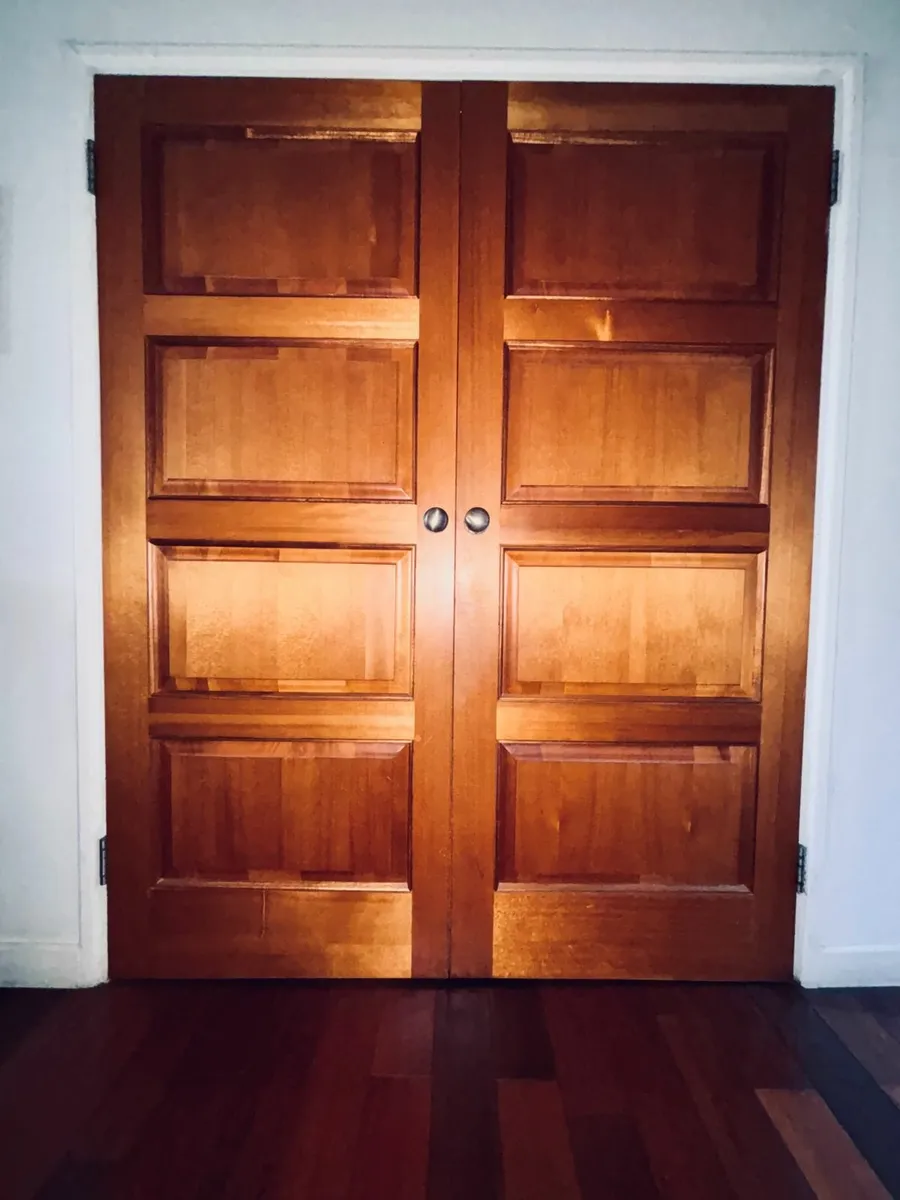 Solid Wood Double Doors - internal - Image 1