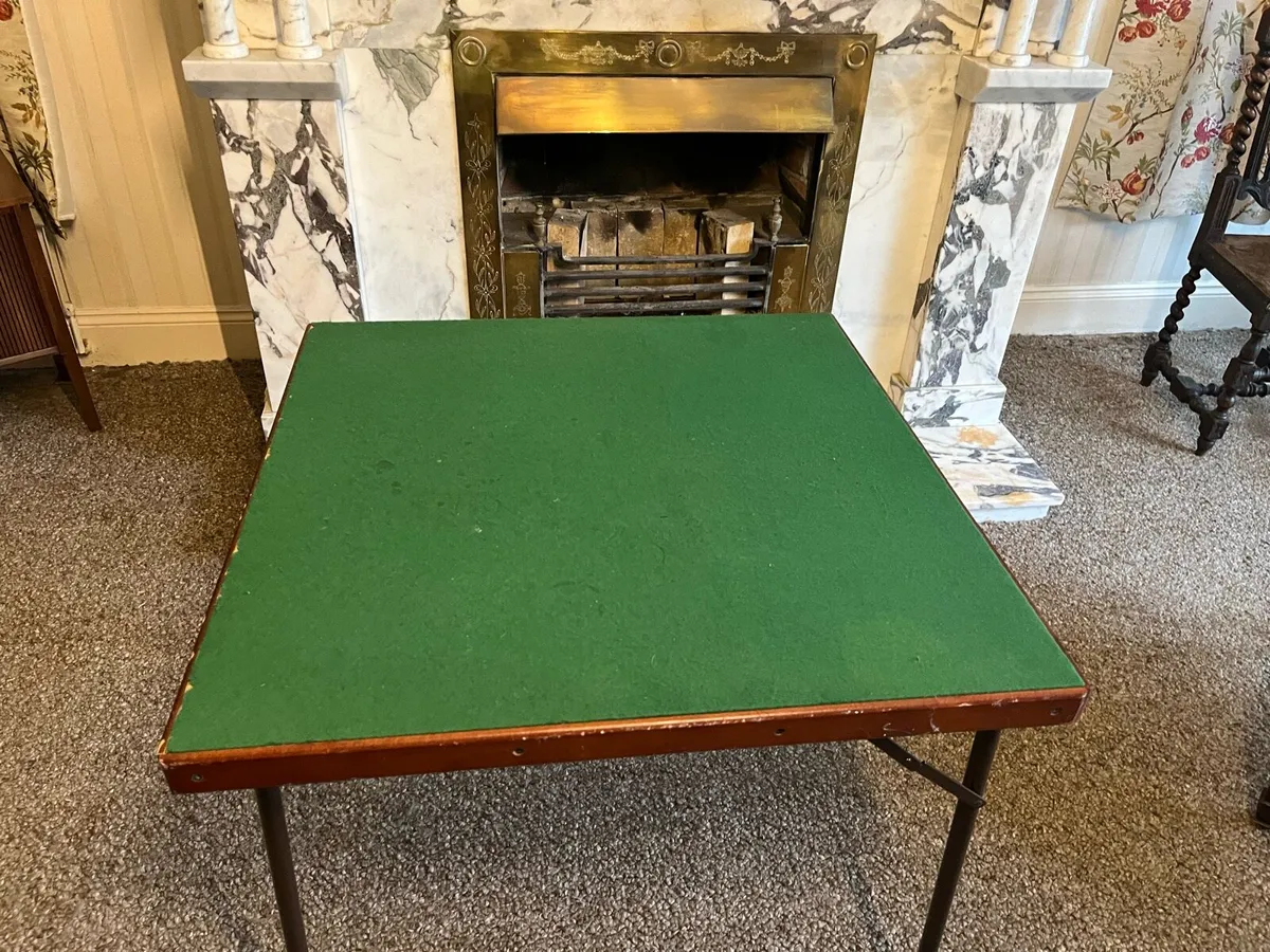 Folding card table - Image 2