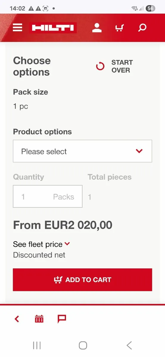 HILTI TE56ATC/warranty/receipt - Image 4