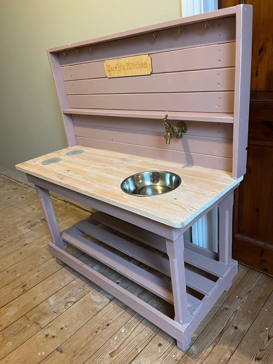 Wooden kids kitchen - Image 1