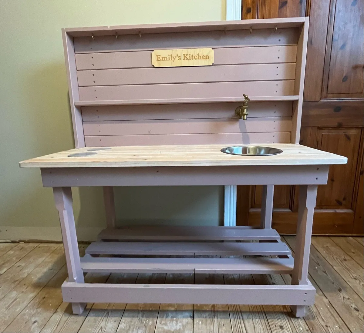 Wooden kids kitchen - Image 2