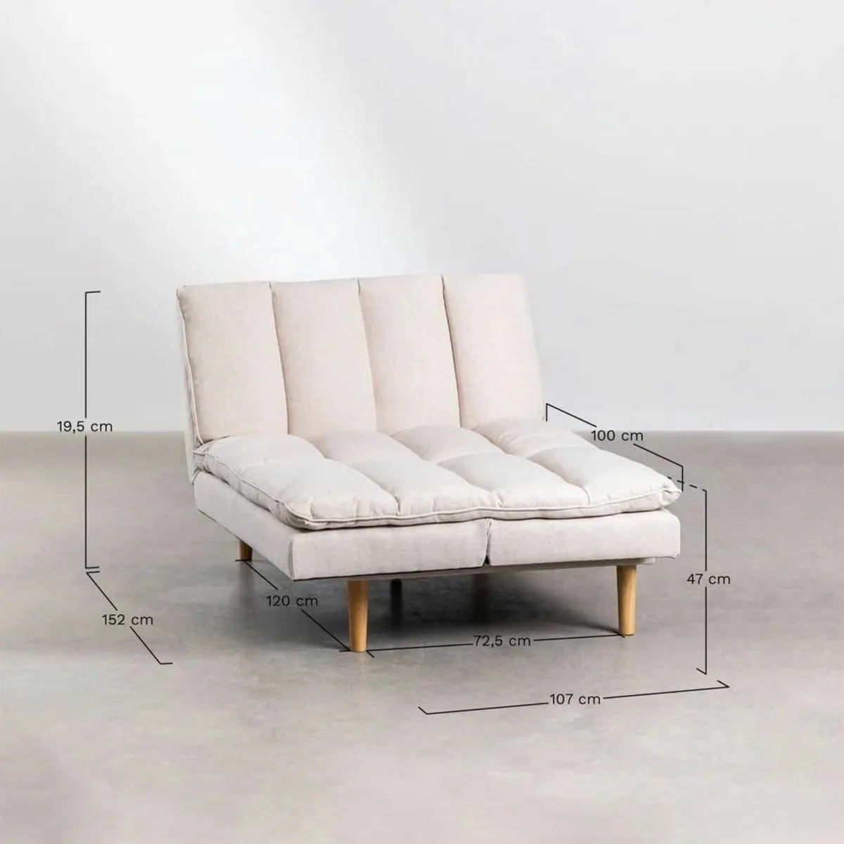 Sofa Bed 3-Seater Reclining in Like-New Condition - Image 4