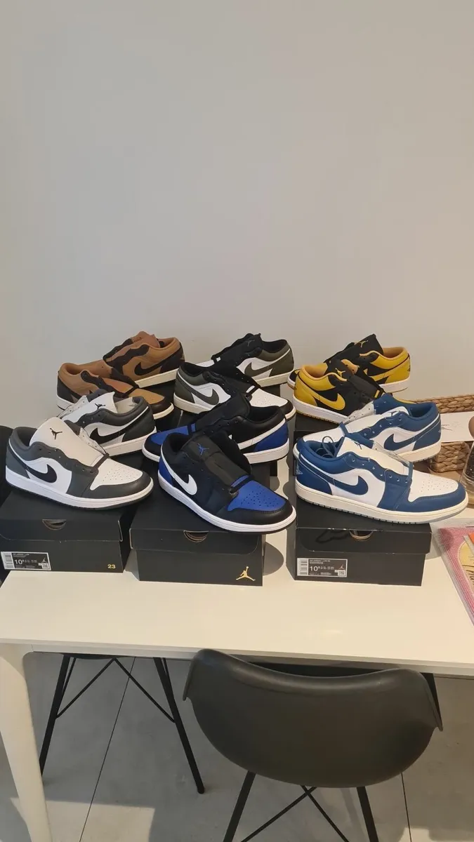 Jordan 1 Lows Uk 9.5 Brand New - Image 1