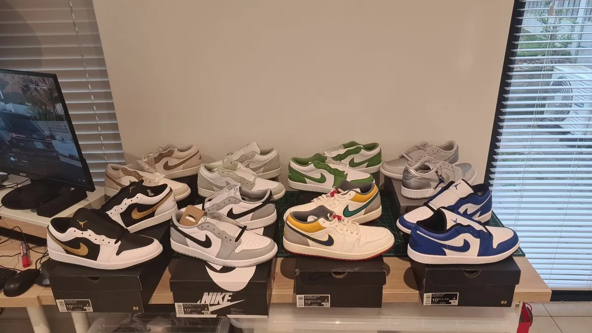Jordan 1 Lows Uk 9.5 Brand New - Image 3