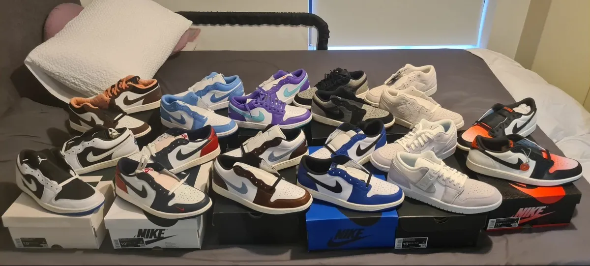 Jordan 1 Lows Uk 9.5 Brand New - Image 4