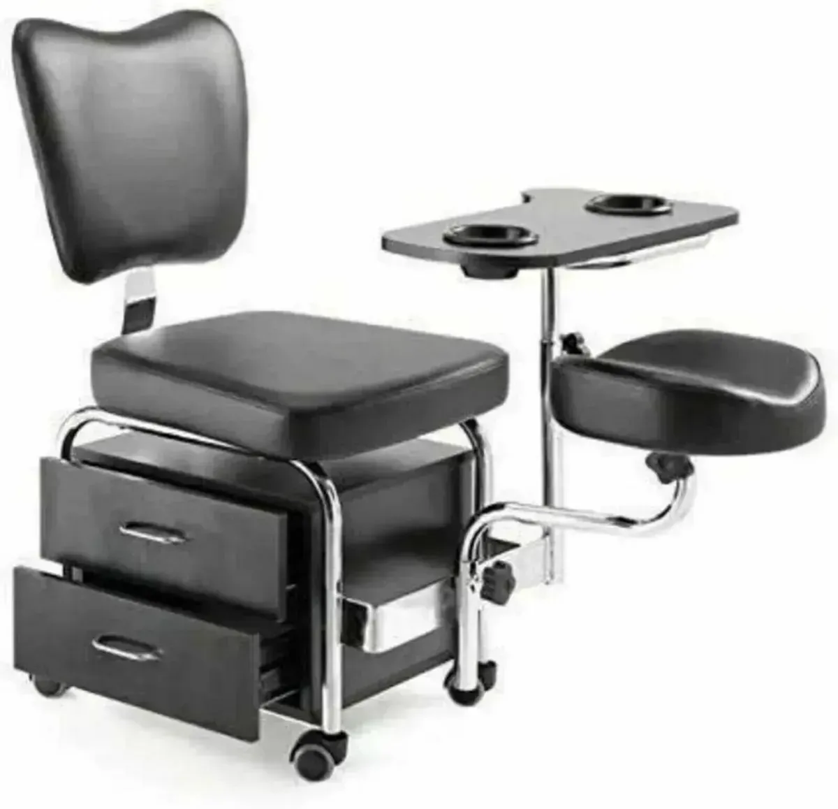 Manicure Pedicure Station with Chair & Drawers - Image 3
