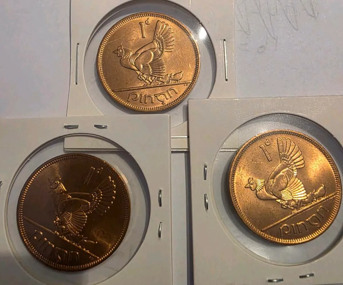 Irish penny's coins - Image 1