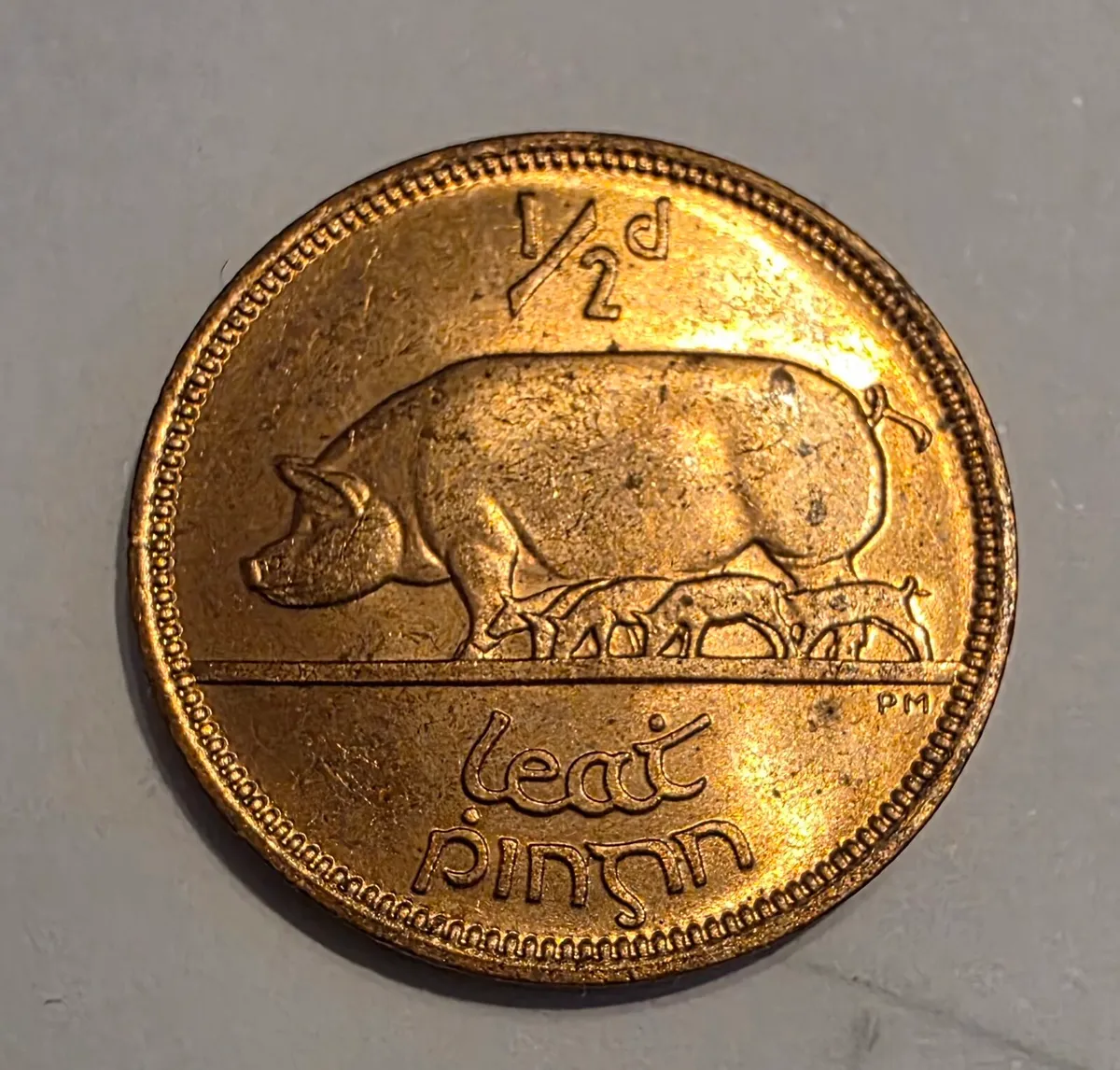1966 irish half penny - Image 1