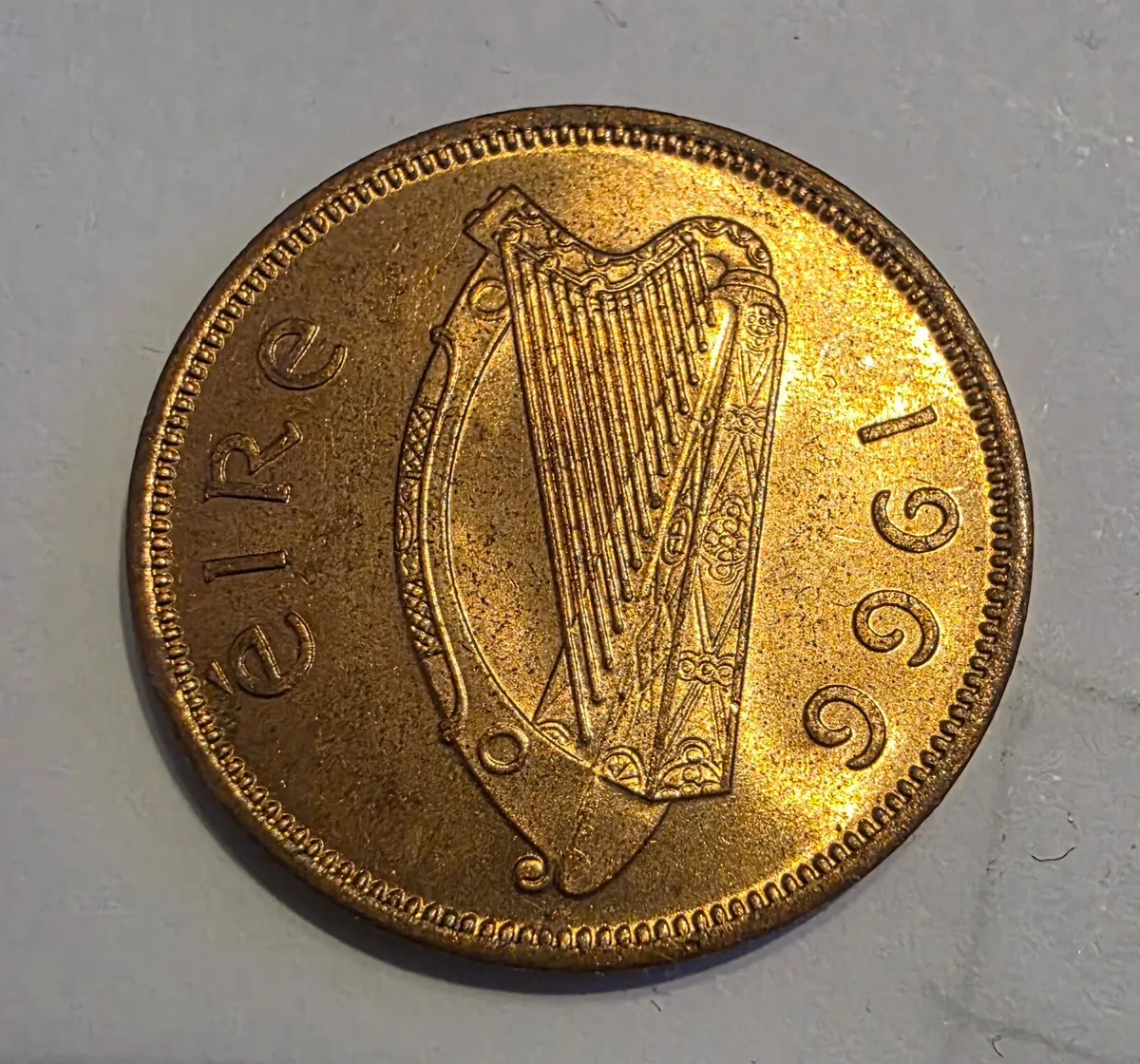 1966 irish half penny - Image 2