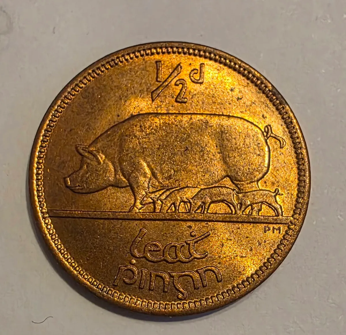 1966 irish half penny - Image 1
