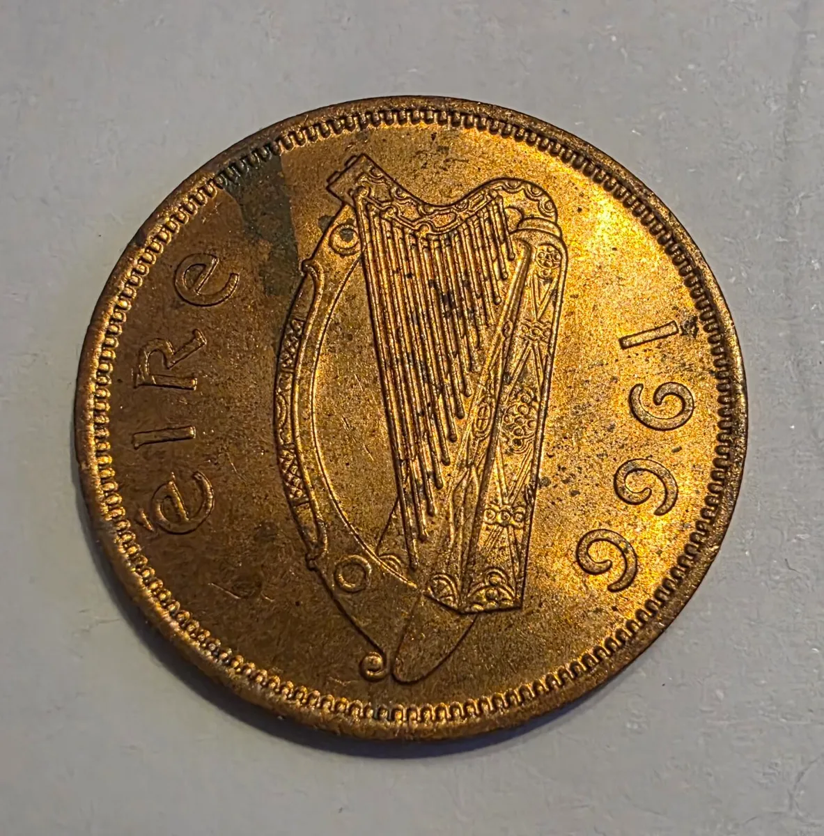 1966 irish half penny - Image 2