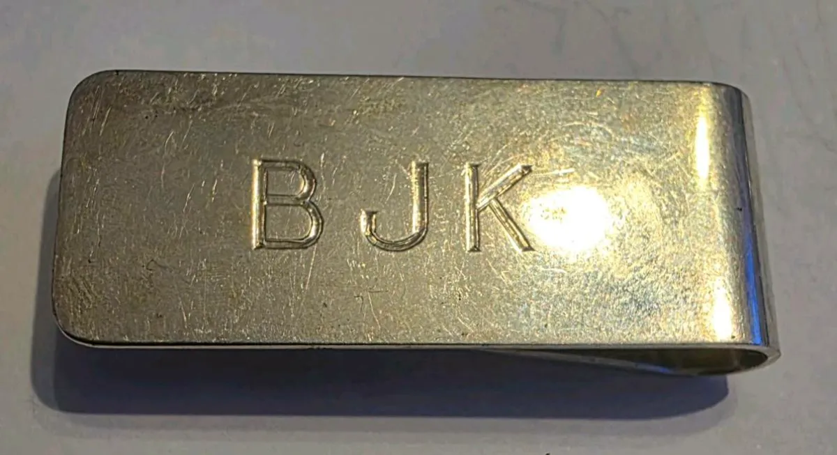 Silver money clip - Image 1