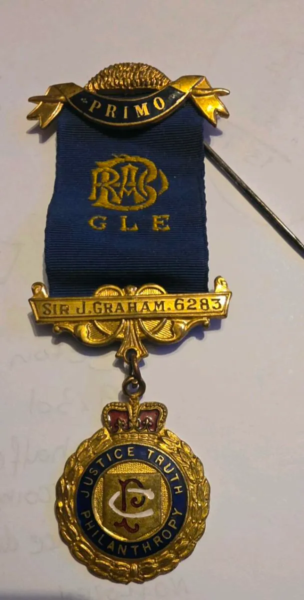 Masonic medal - Image 1