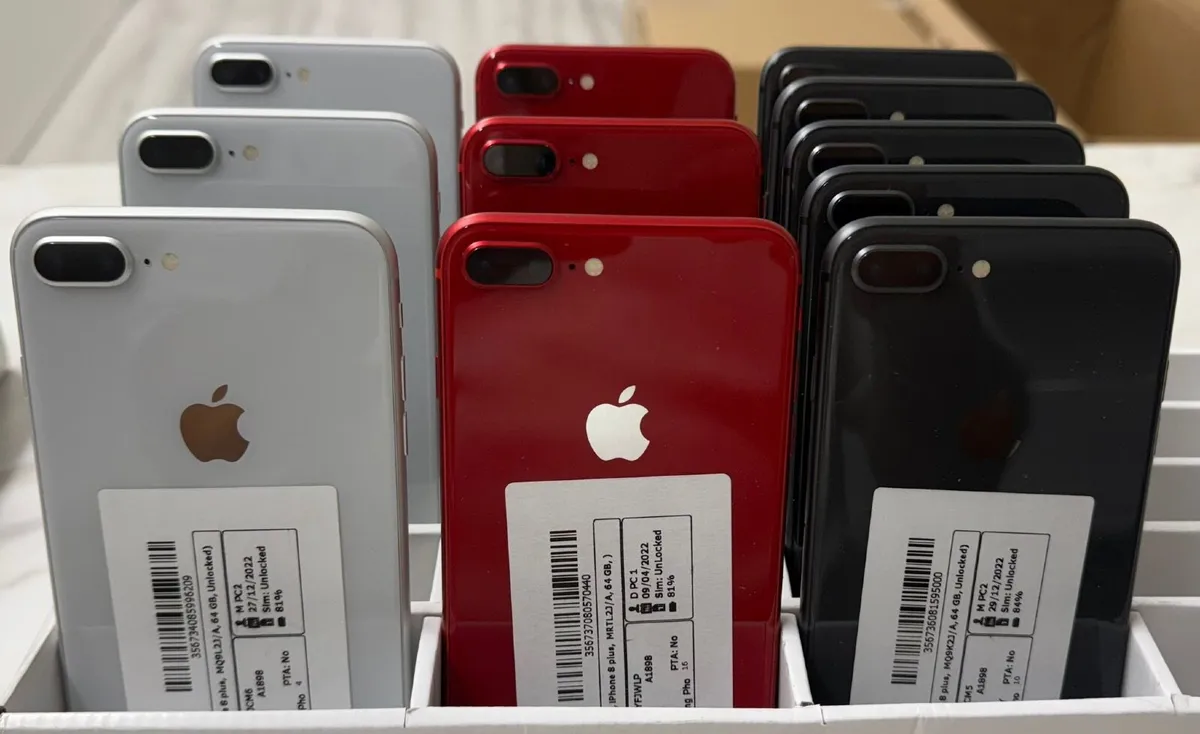 IPHONE 8 PLUS 64GB 1 YEAR WARRANTY UNLOCKED - Image 1