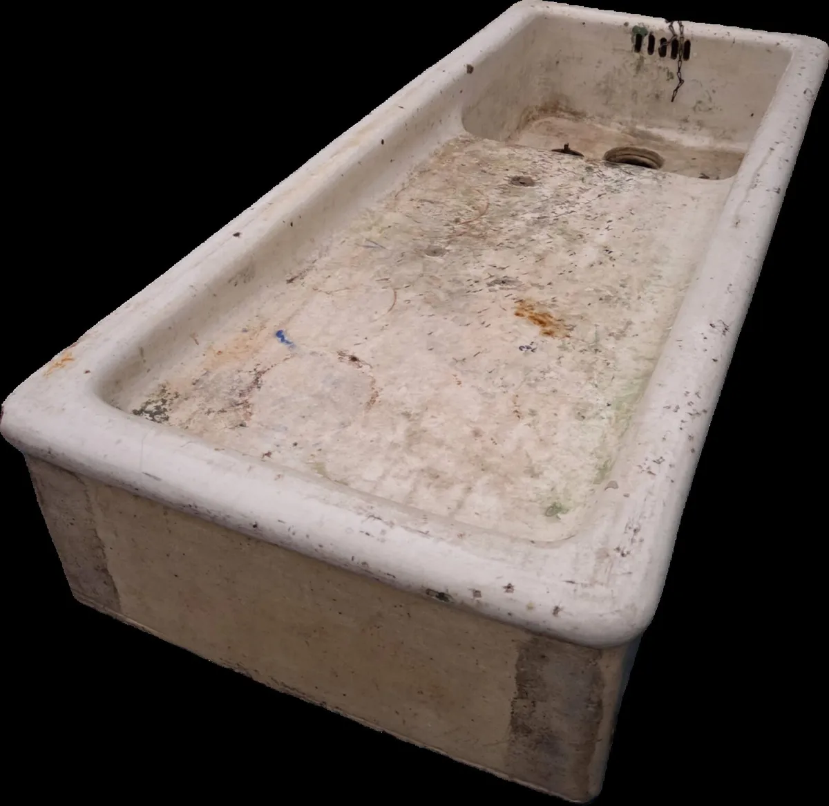 Belfast sink with drainage board - Image 1