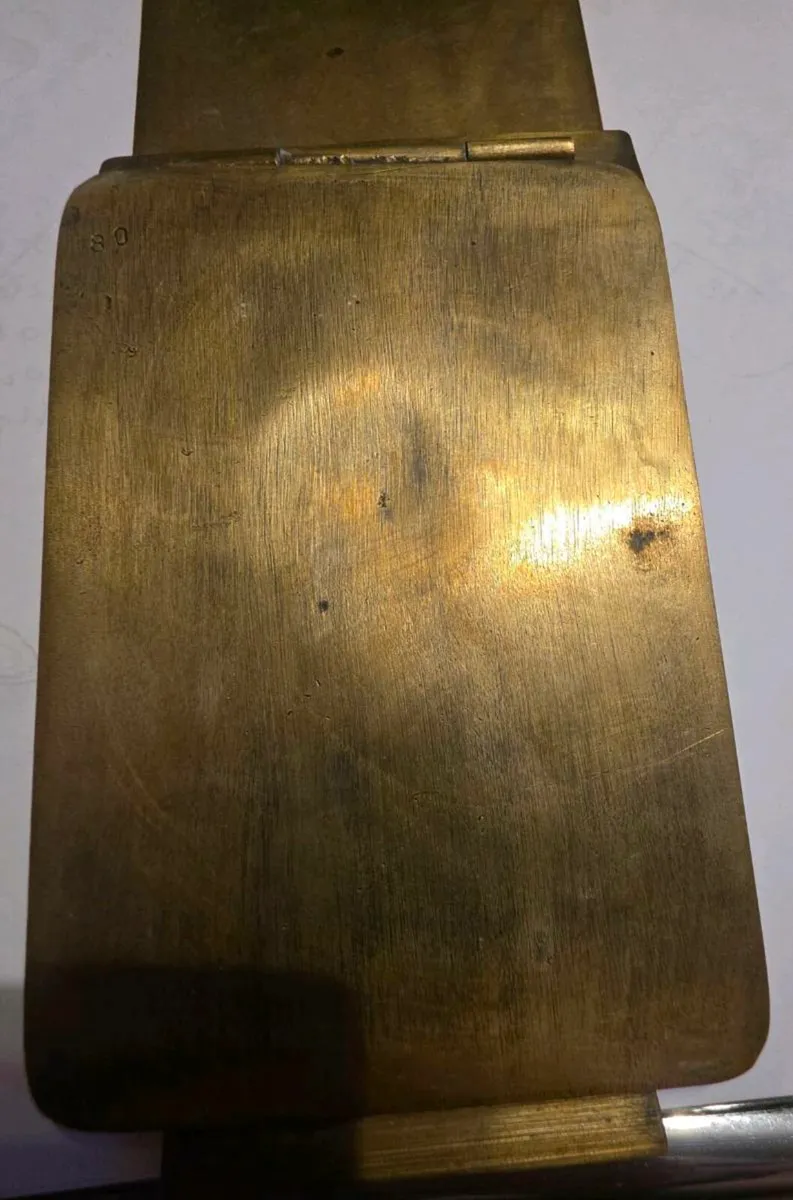 Vintage brass notepad - Image 2