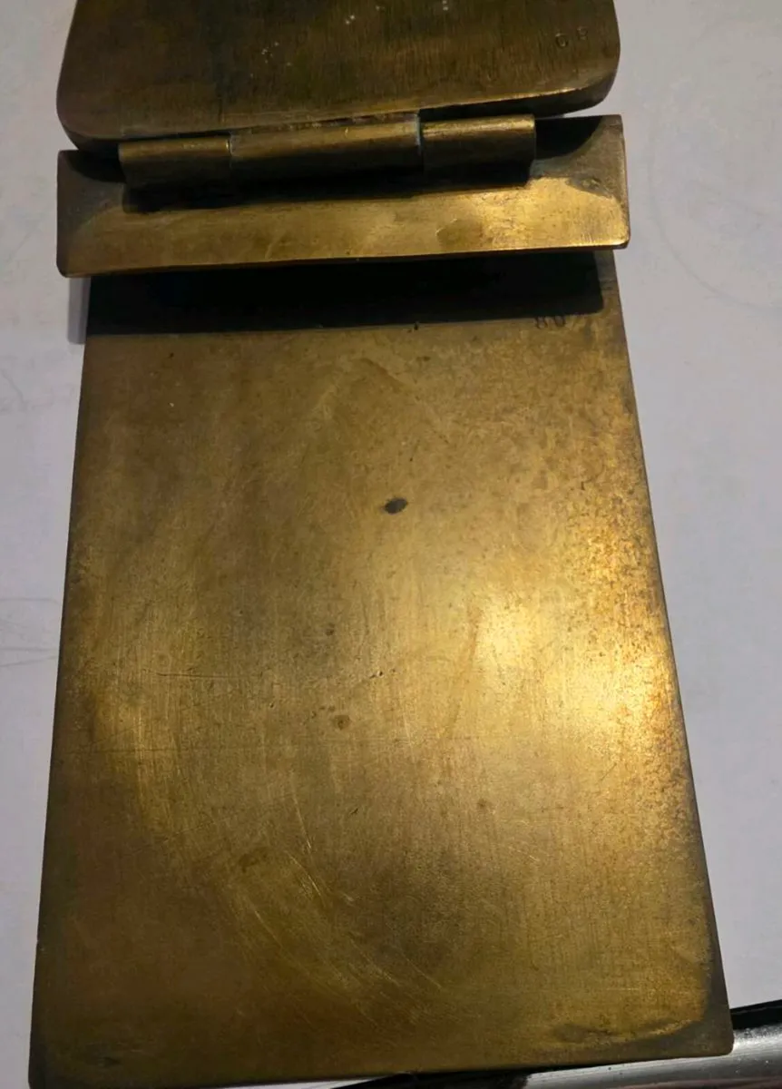Vintage brass notepad - Image 3