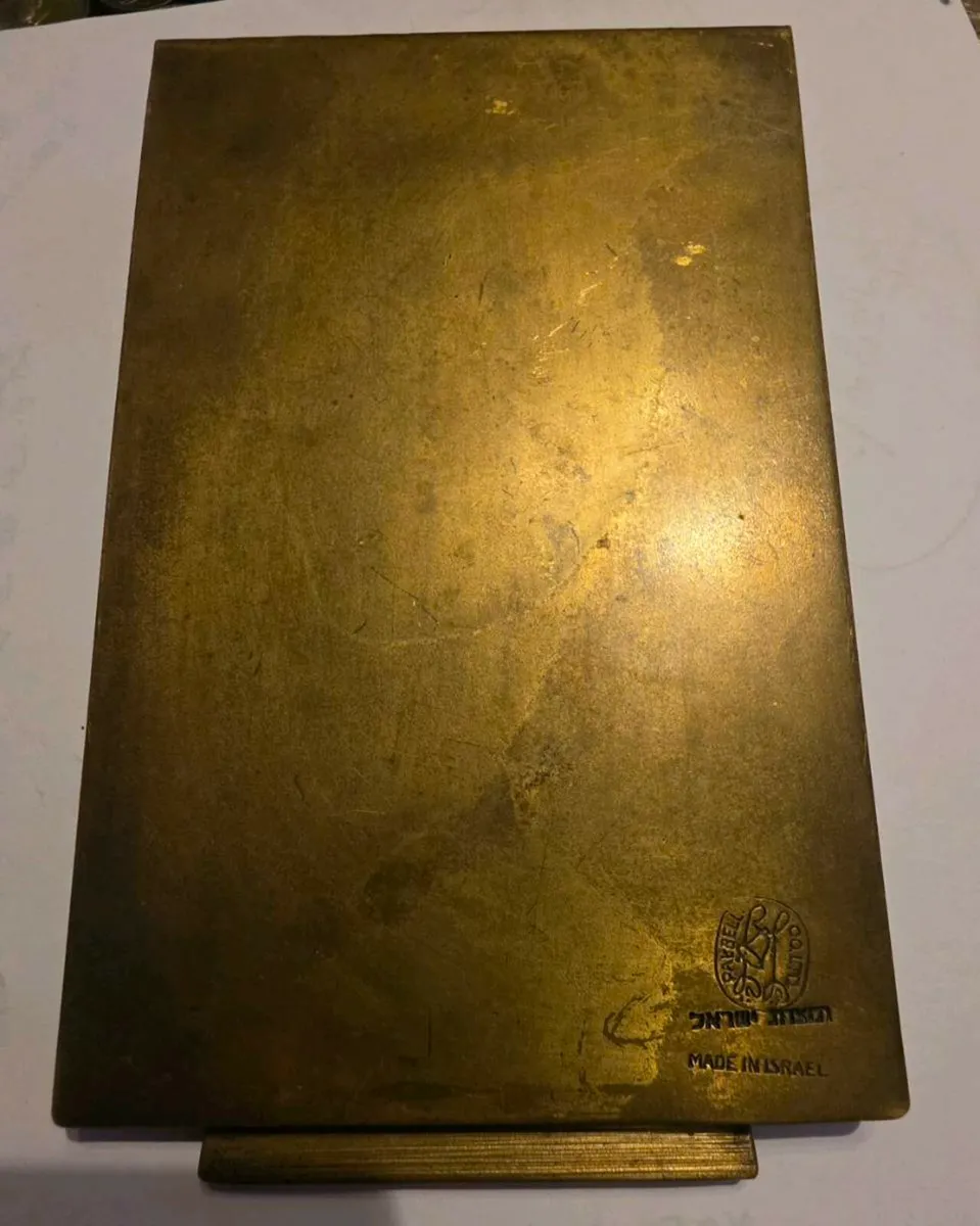 Vintage brass notepad - Image 4