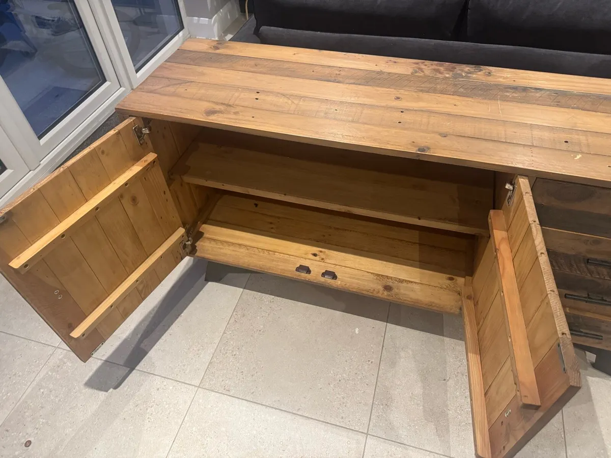 Sideboard / Wooden Cabinet - Medium Oak - Image 4