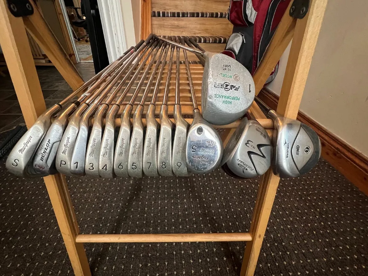 Golf Set Full Kit Spalding Bag MacGregor Irons - Image 1