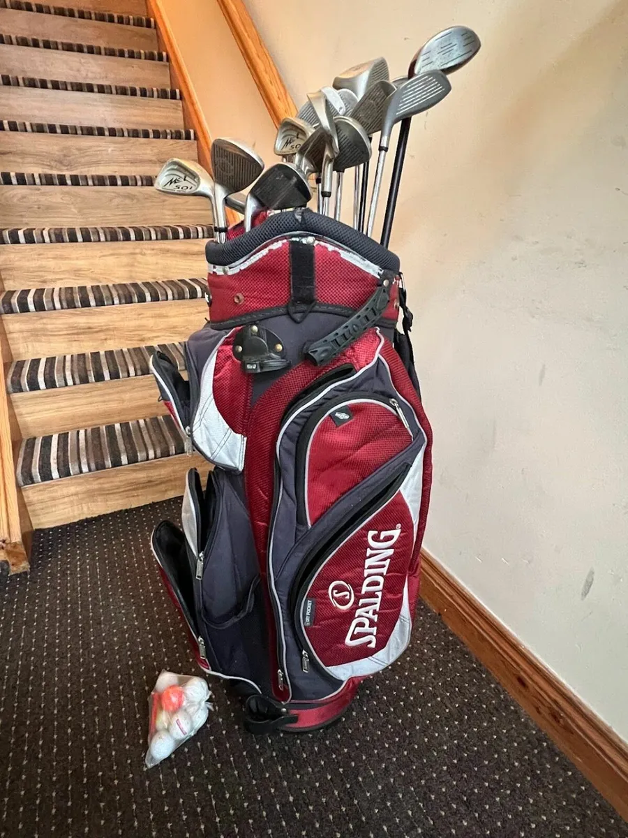 Golf Set Full Kit Spalding Bag MacGregor Irons - Image 2