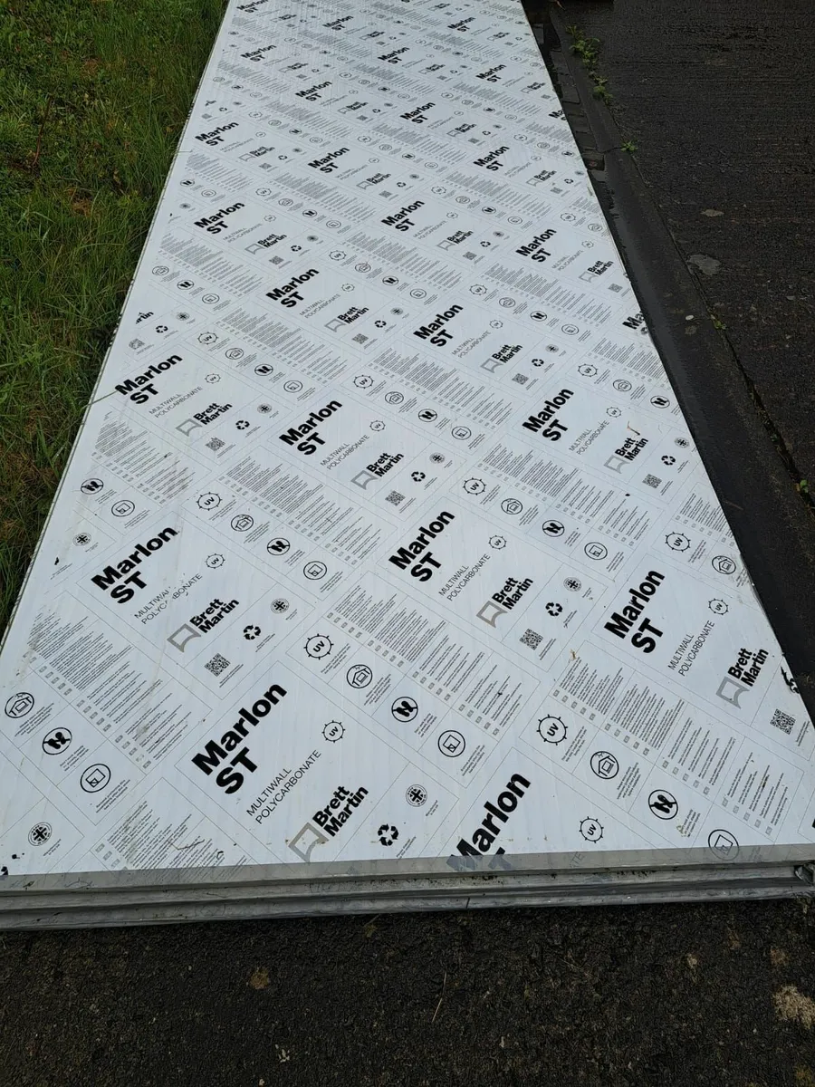 4× Polycarb Roof Sheets Clear 6m×1m - Image 3