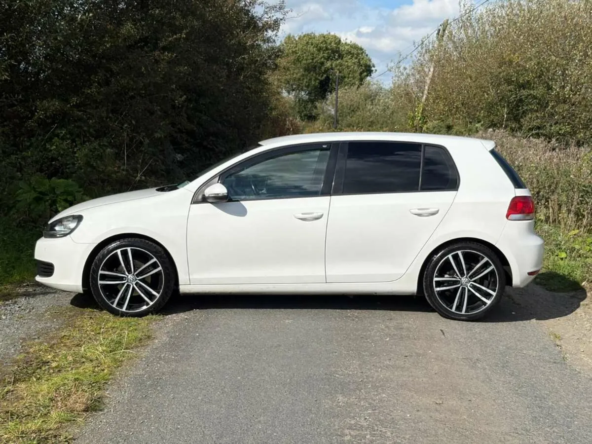 White VW Golf TDI 15 months NCT and TAX - Image 2