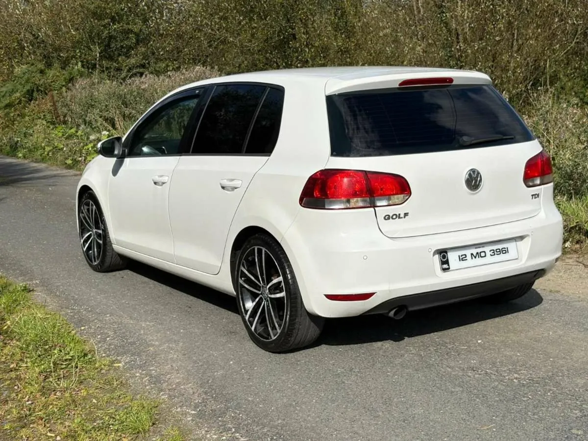 White VW Golf TDI 15 months NCT and TAX - Image 3