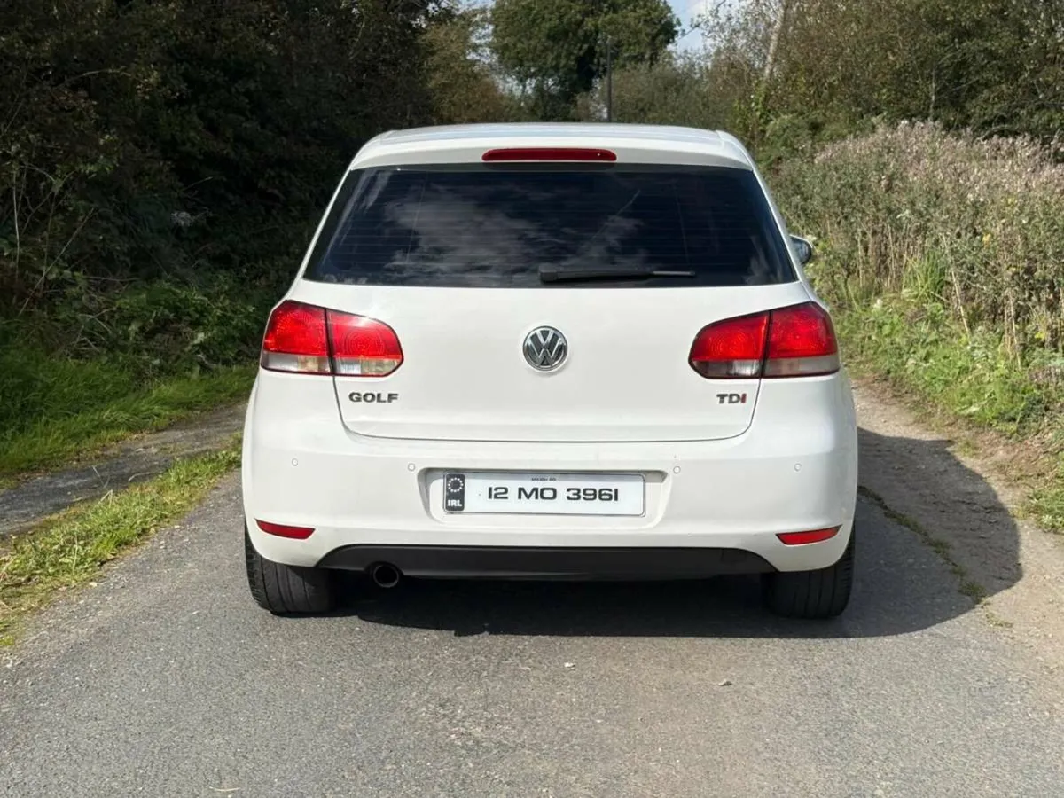 White VW Golf TDI 15 months NCT and TAX - Image 4