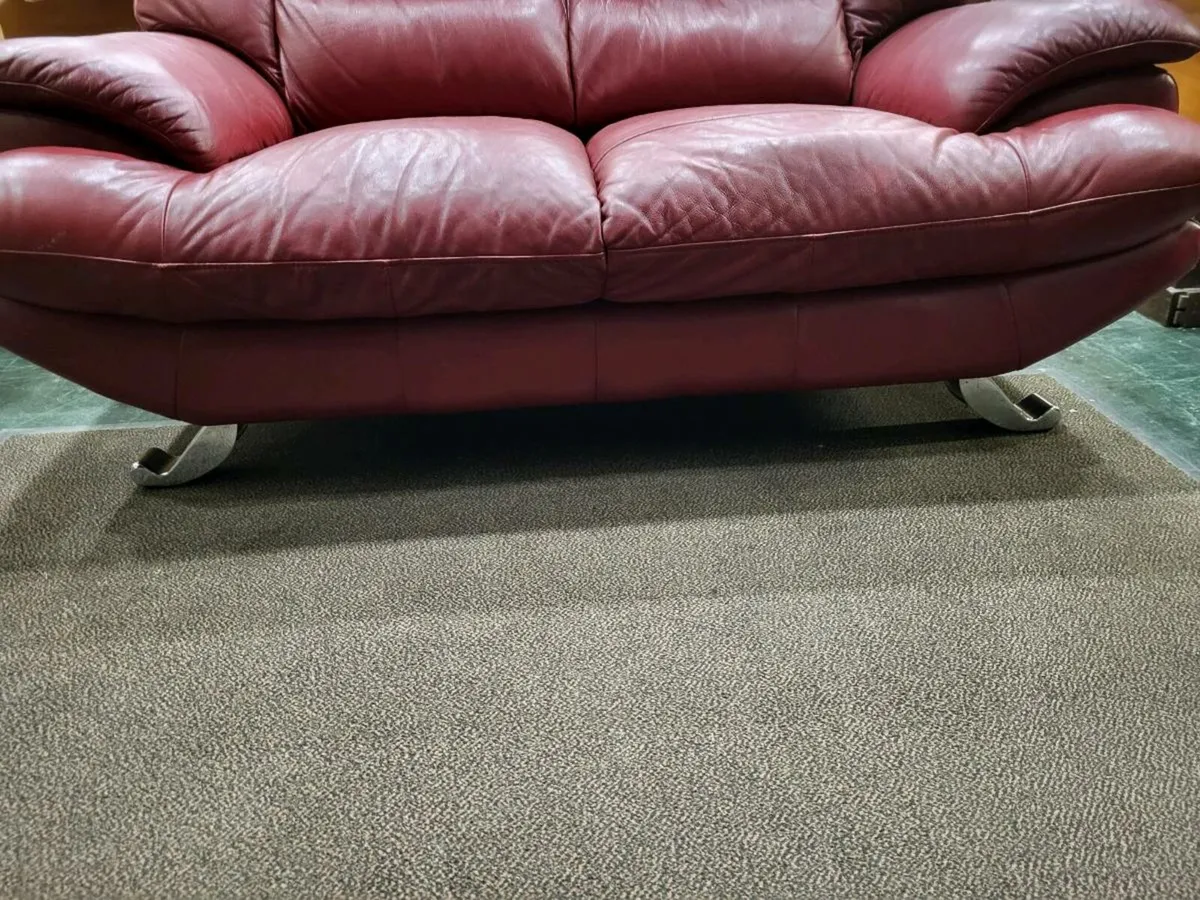 Lovely Red Leather Couch - Image 2
