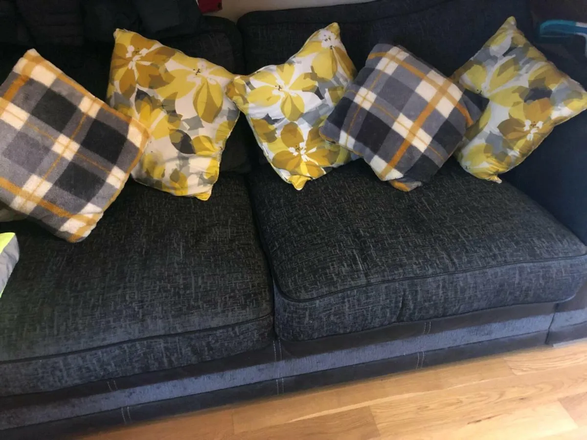 2 seater Grey Couch - Image 1