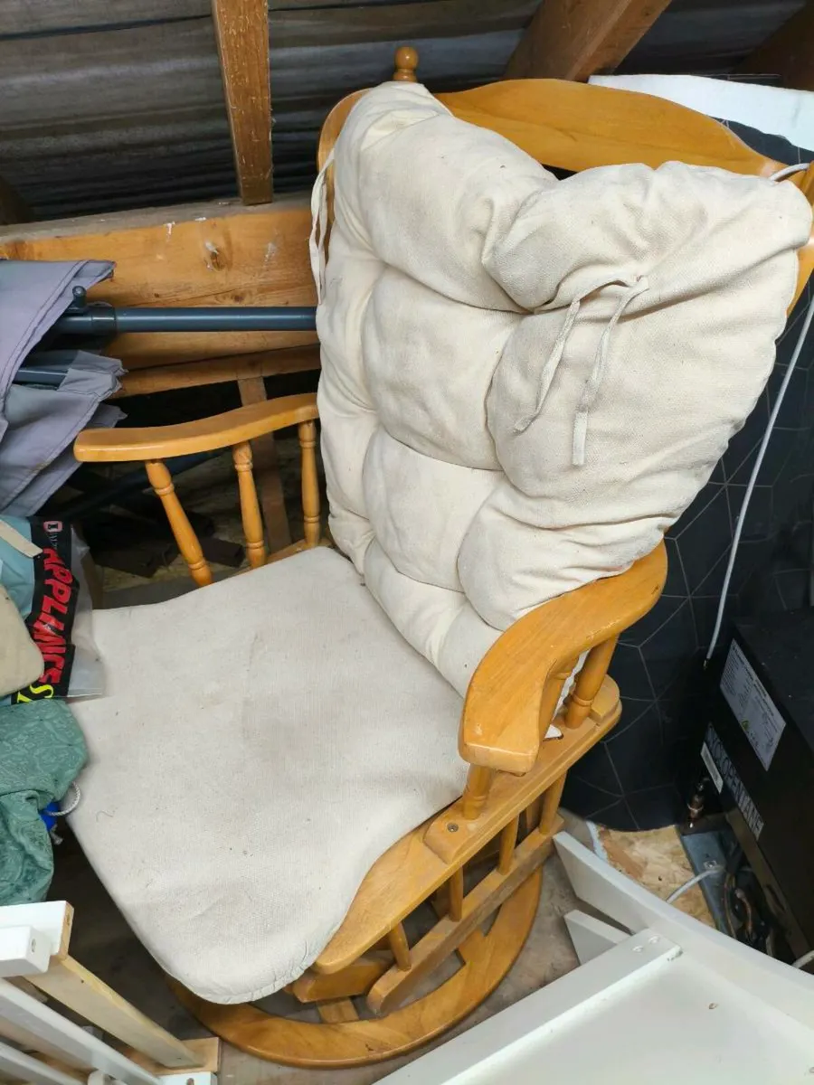 Bed Frame and Rocking chair - Image 1