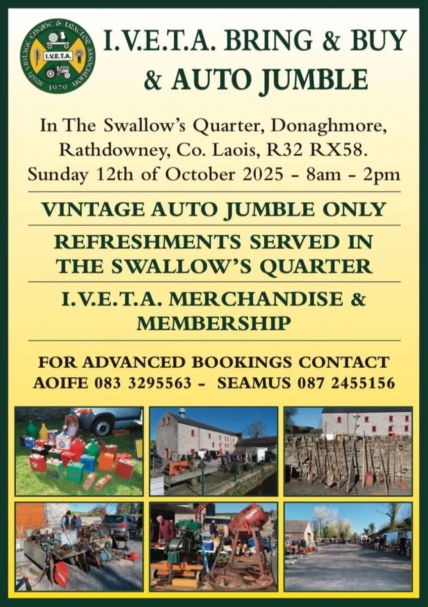 I.V.E.T.A. Autojumble 12th Oct - Image 1