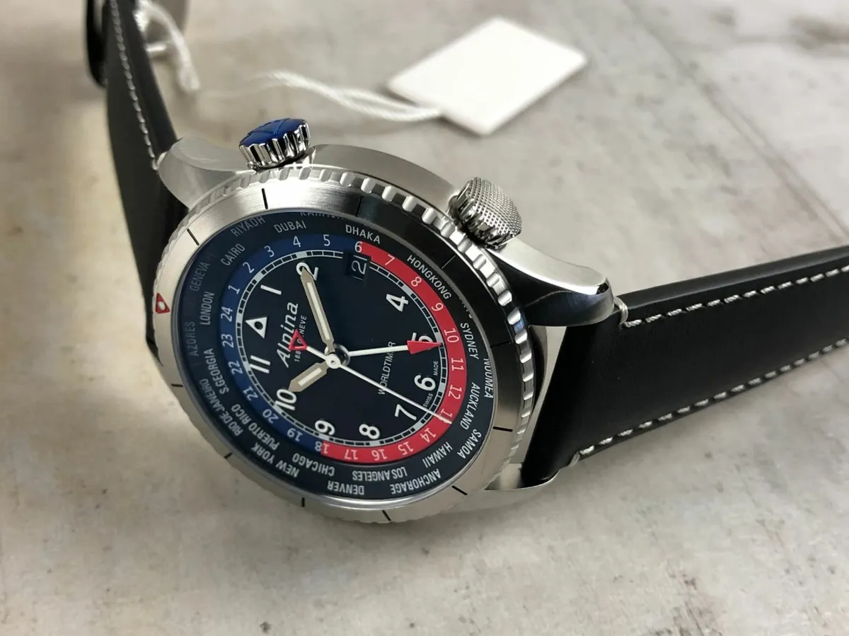 Alpina Pilot Worldtimer watch - Image 1