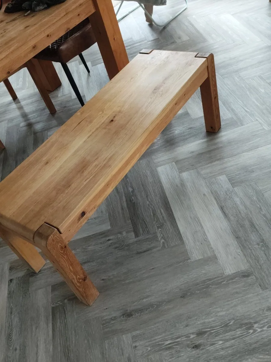 Table, chairs and Bemch - Image 3
