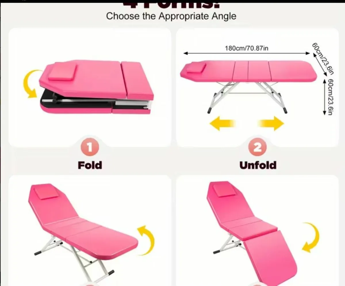 Massage Bed Heavy Duty 250kg Load Capacity - Image 4