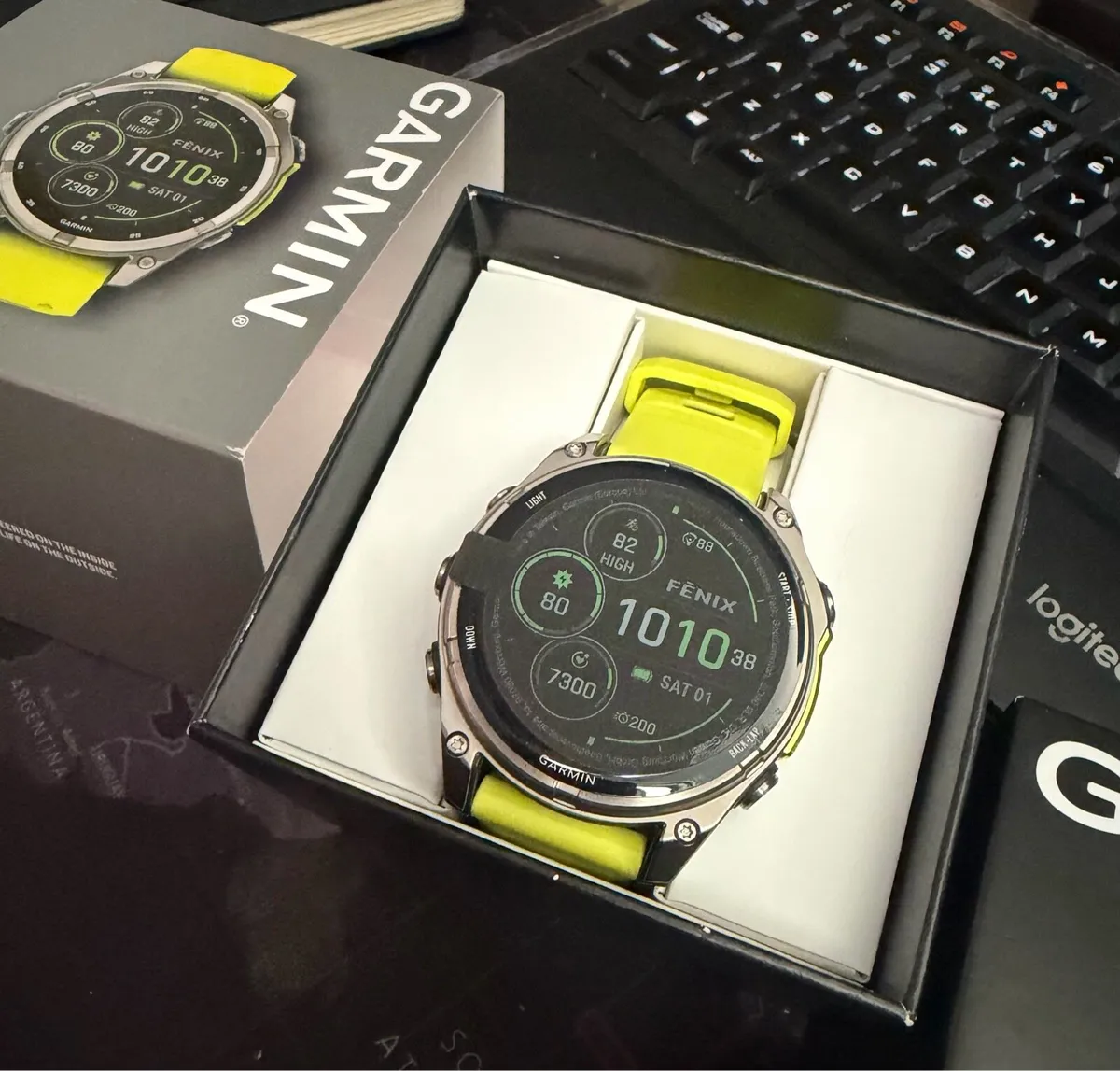 Garmin Fenix 8 Sapphire Solar Titanium as new - Image 2