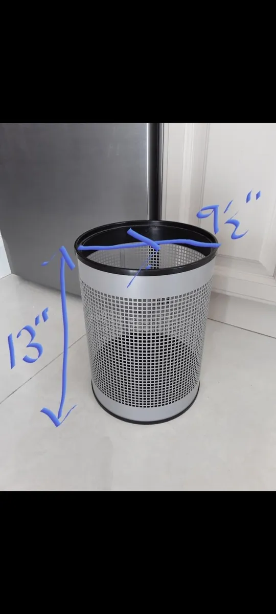 NEW  METAL WASTE BINS