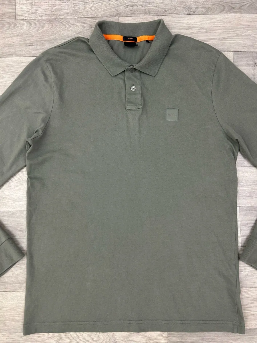 Hugo Boss Long Sleeve Polo Shirt Mens Large - Image 2