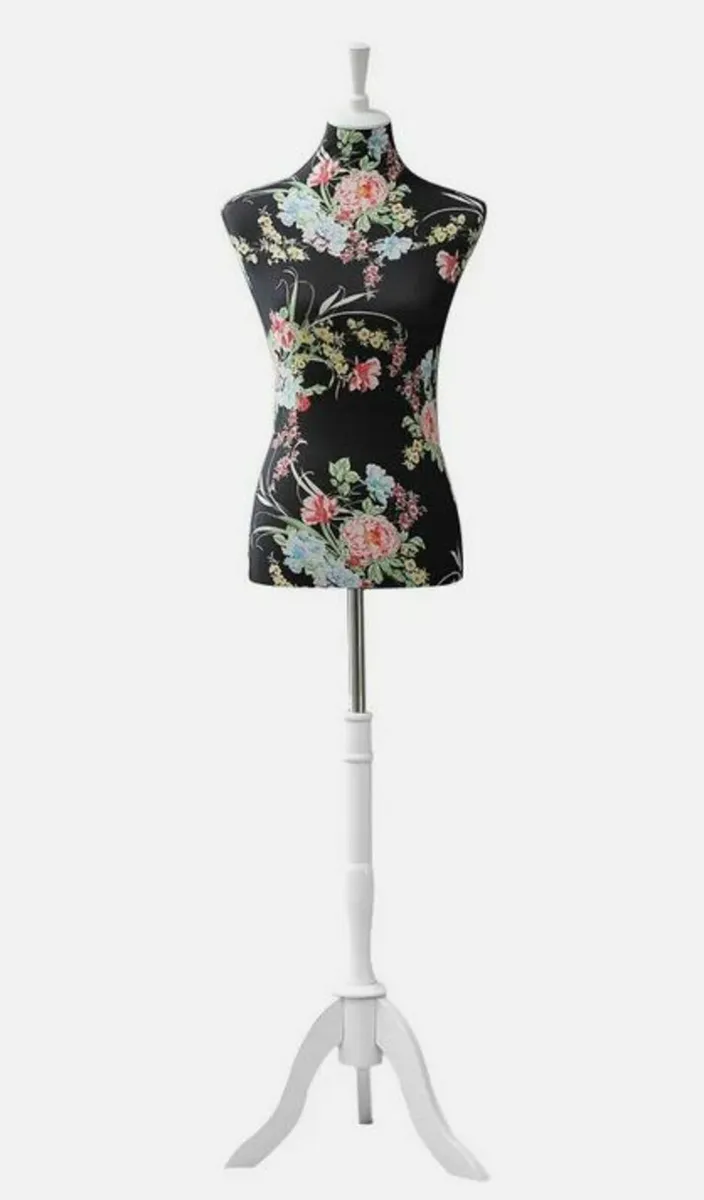 New Dark Floral Design Mannequin - FREE DELIVERY - Image 4