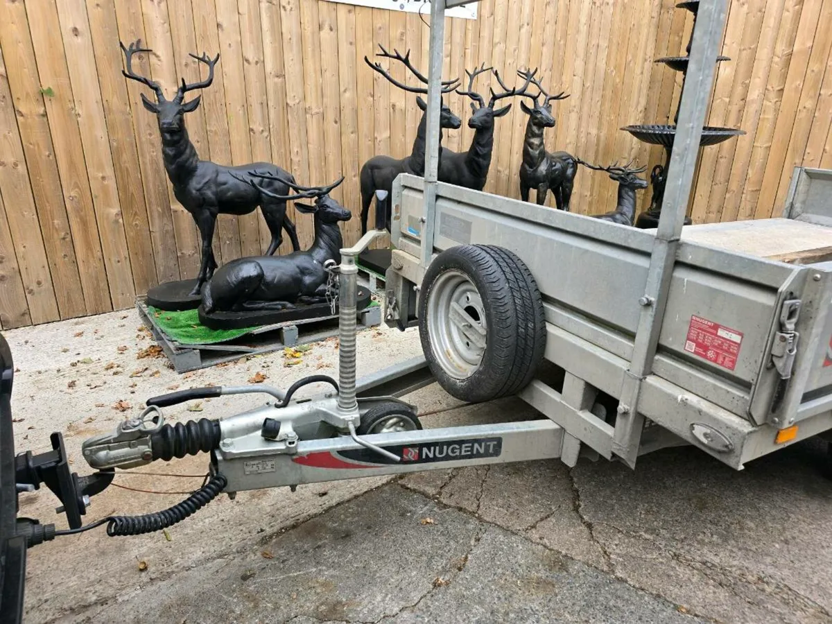 Good Nugent 10ft builders dropside trailer - Image 2
