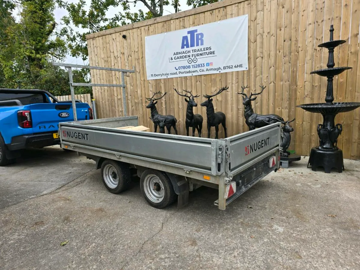 Good Nugent 10ft builders dropside trailer - Image 3